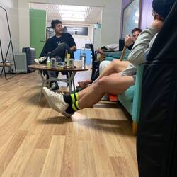 Short stop at Isaac's place - nice to meet you all!