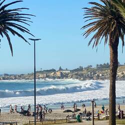 The waves were crazy