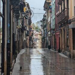 Near the plaza de Paraguas