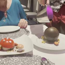 Stunning dual Dessert