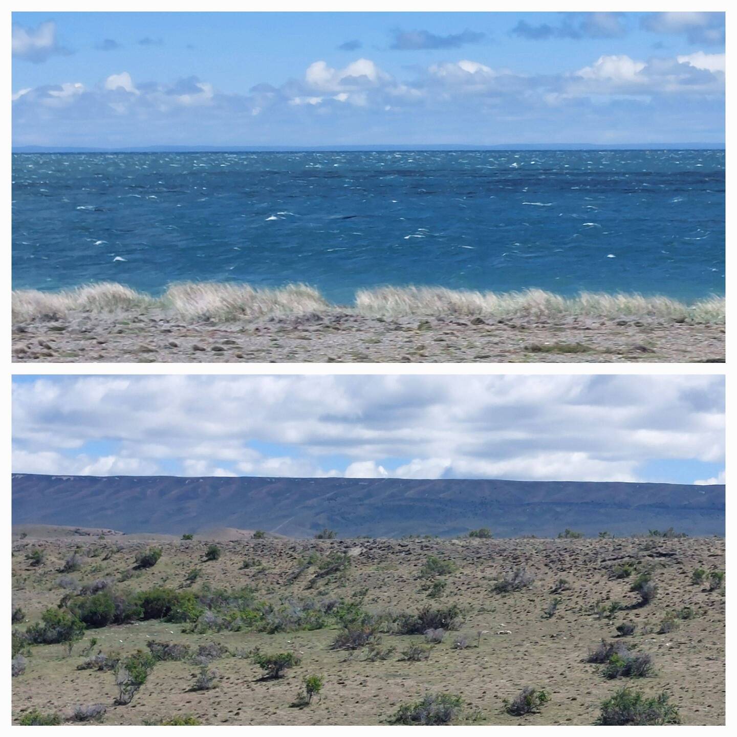 Views en route to cross the Magellan Strait