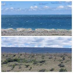 Views en route to cross the Magellan Strait