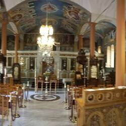 Zufällig offene Kirche