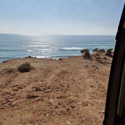 Blick aus dem Camper