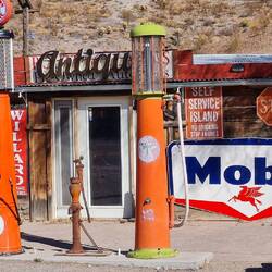 Tankstelle in Oatman