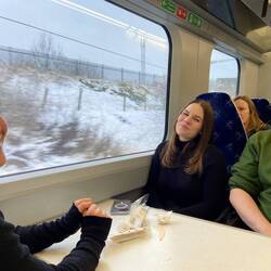 Mit dem Zug nach Edinburgh