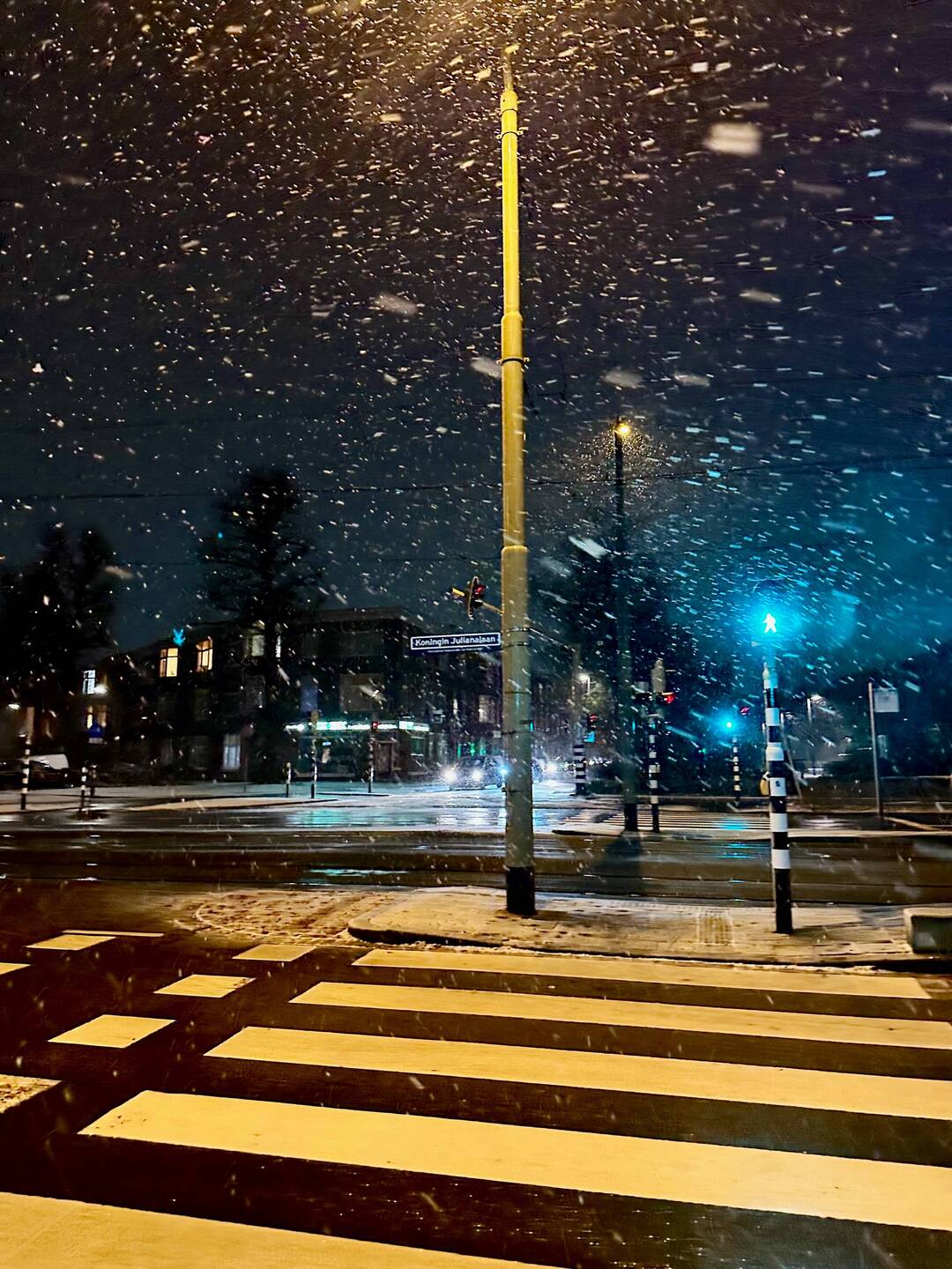 Erster Schneefall