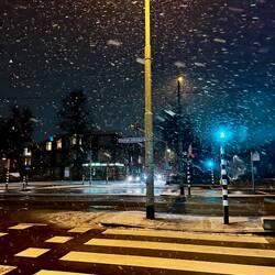 Erster Schneefall