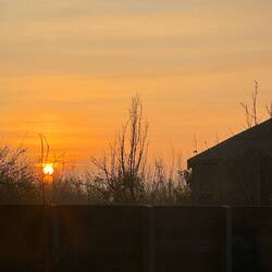 Sonnenaufgang bei uns