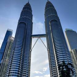 Early morning at the Petronas Towers