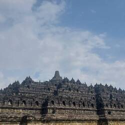 Borobudur temple from the grounds