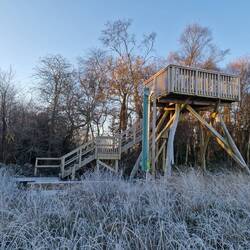 The Mammoth Tower, with a periscope for those staying at ground level.