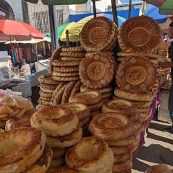 Central Asian bread is so good