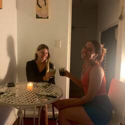 Cheers to the language of the world & the flowers in our hair 🌺🤍