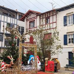 The Christmas decorations and markets are up.