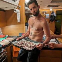 .... und in die Pfanne!