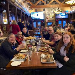 This is the sports bar tavern thing we went to