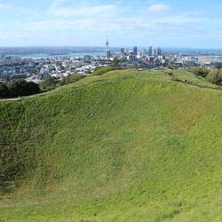 Blick vom Mount Eden