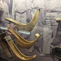 Jai Lai exhibit at the Sao Telmo Basque Museum