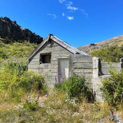 Wattie Thompsons cabin he was the last gold prospector