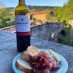 La cena. Salud!