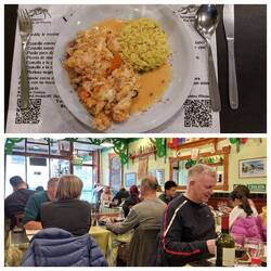 Dinner on Sunday evening at Freddy's Restaurant; Centolla a la Cantina