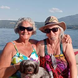 Jinni's mum Wanda came up for a weekend with us.