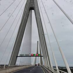 Die Ponte Internacional do Guadiana verbindet Portugal mit Spanien. Olé.