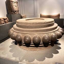 Pedestal with 23 breast - to worship Mother Goddess and sign of matrilineal society of Cham people