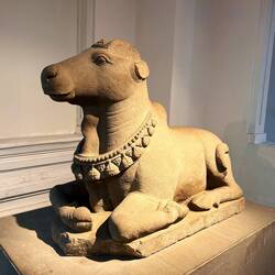 Nandin - holy bull, attendant and emblem of Shiva