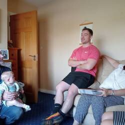 In Whaea Siobhans lounge, together with Jon's newphew Gary!