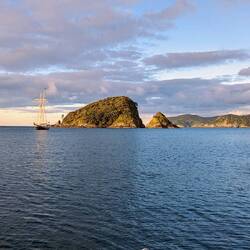 R Tucker Thompson in Oke Bay