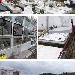 Begraafplaats bij kasteel