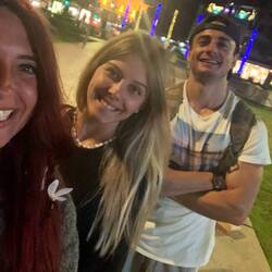 A: "Are you eating alone?" 😂 - So great to meet you, Jacob!