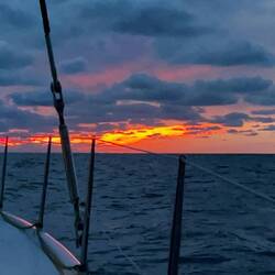 Abendrot, Hoffnung auf besseres Wetter