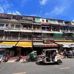 Typical street view in Phnom Penh