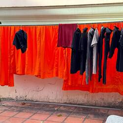 there are only 2 temples in Phnom Penh where NO monks live nowadays