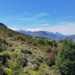 Aufgrund großer Schneefelder konnten wir leider nicht bis zum Ende dieses Weges gehen