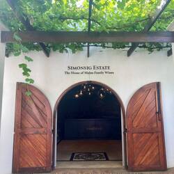 Simonsig Wine Estate in Stellenbosch