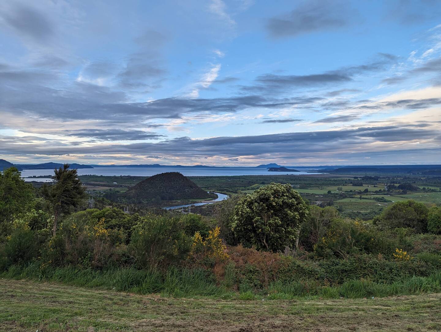 Blick auf Lake Taupo