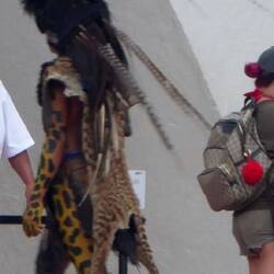 Mayan tradition costume
