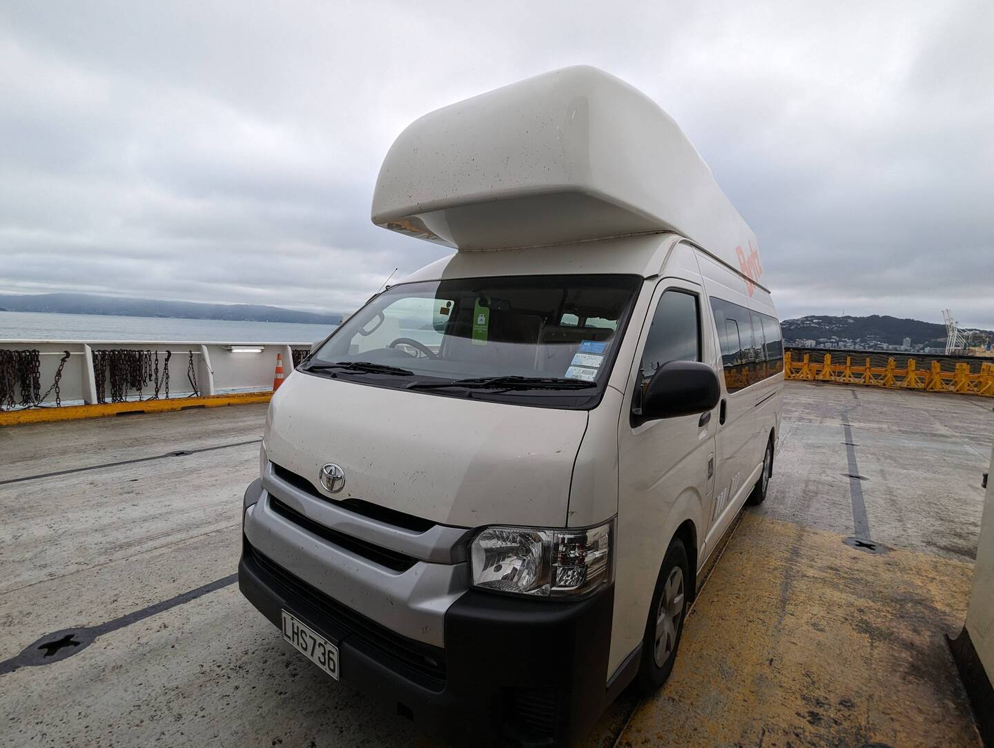 Mit dem Camper auf die Fähre Richtung Südinsel