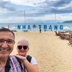 Along the Nha Trang waterfront — Vietnam.
