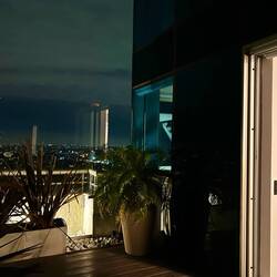 Abendlicher Ausblick auf Buenos Aires