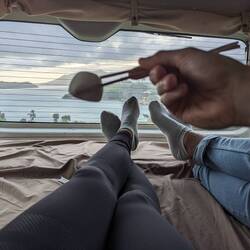 Mochi im Camper
