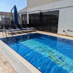 The pool I could not use, alas