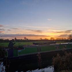 Cruising as the sun rises