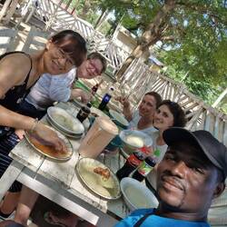 Pâte d'igname pilé sauce arachide ou sésame