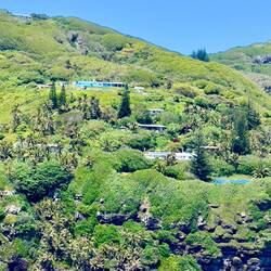 Die Häuser der Insel