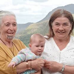 And 2 Nannies together, Irish and Aotearoa just like our mokopuna, Alana, precious!